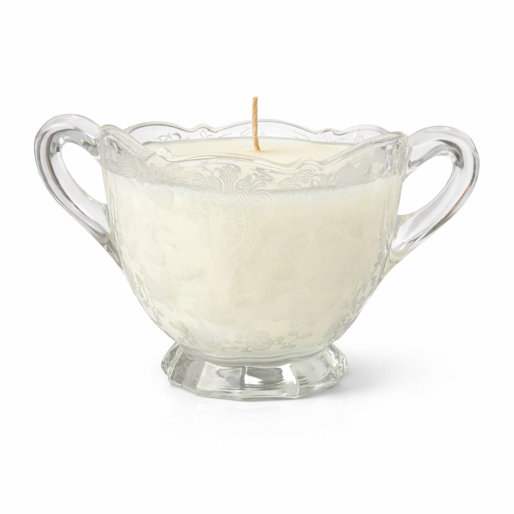 Veil | Cambridge Etched Crystal Sugar Bowl