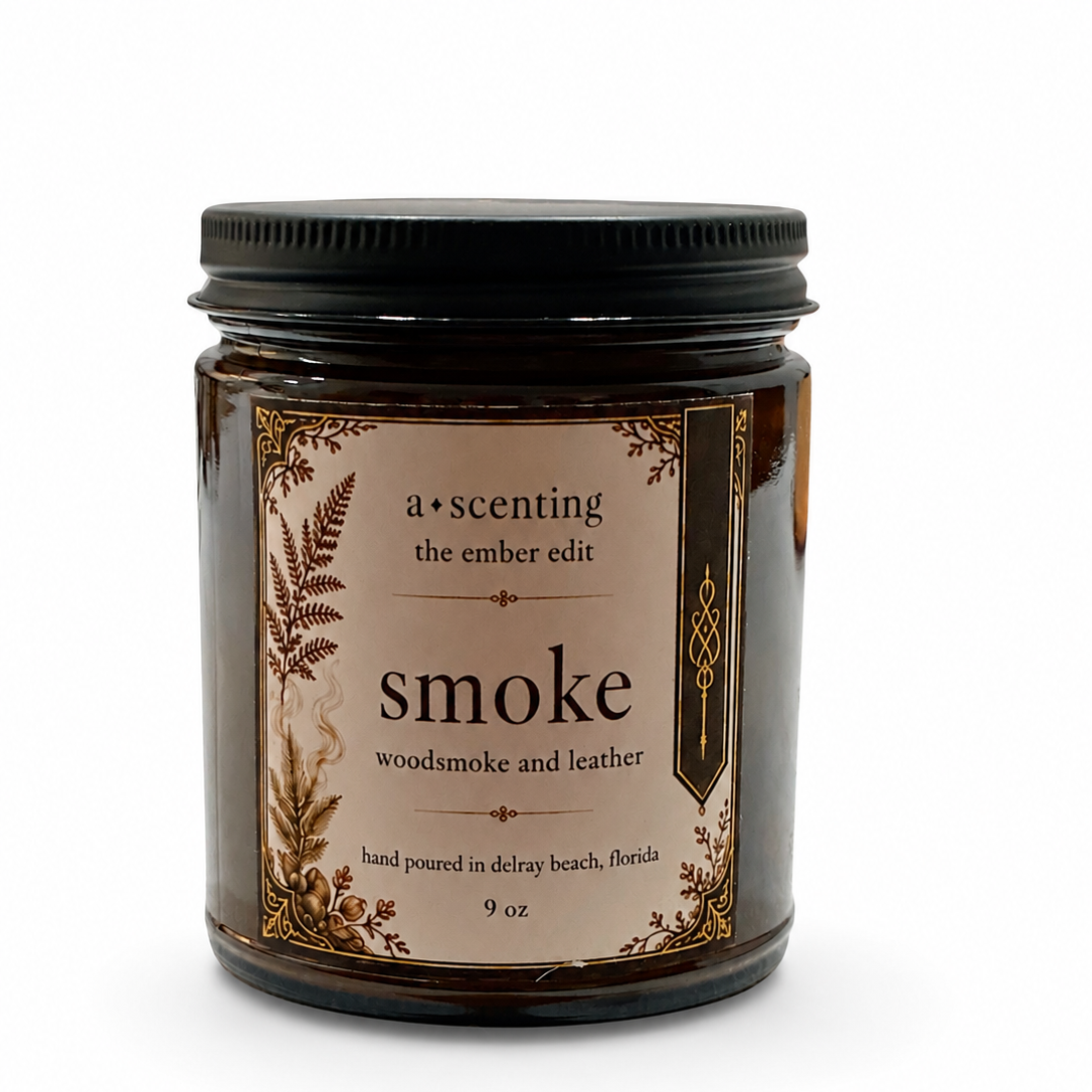 Smoke Ember Jar Soy Candle