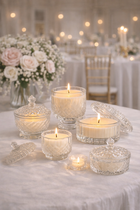 Something Borrowed, Something Burning: Designing Custom Candles for Your Wedding Day
