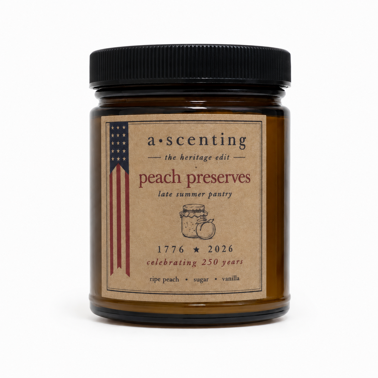 Peach Preserves | Ripe Peach, Sugar & Vanilla