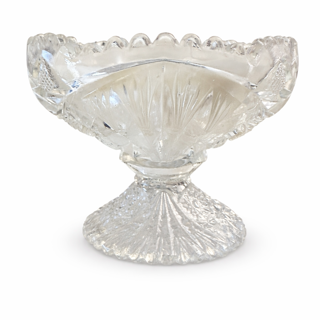 Petal | Vintage Pressed Glass Compote