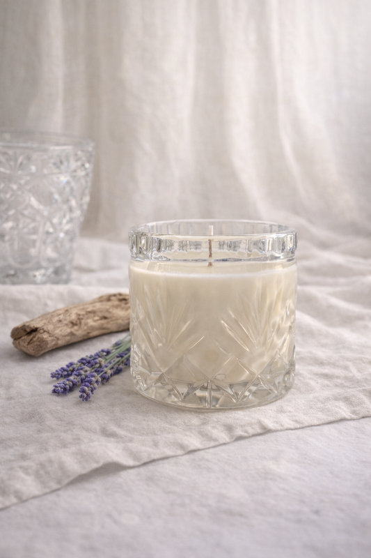 Anchor | Lavender Wood Scented Soy Candle | Luxury Candle | Hand Poured in Delray Beach, Florida