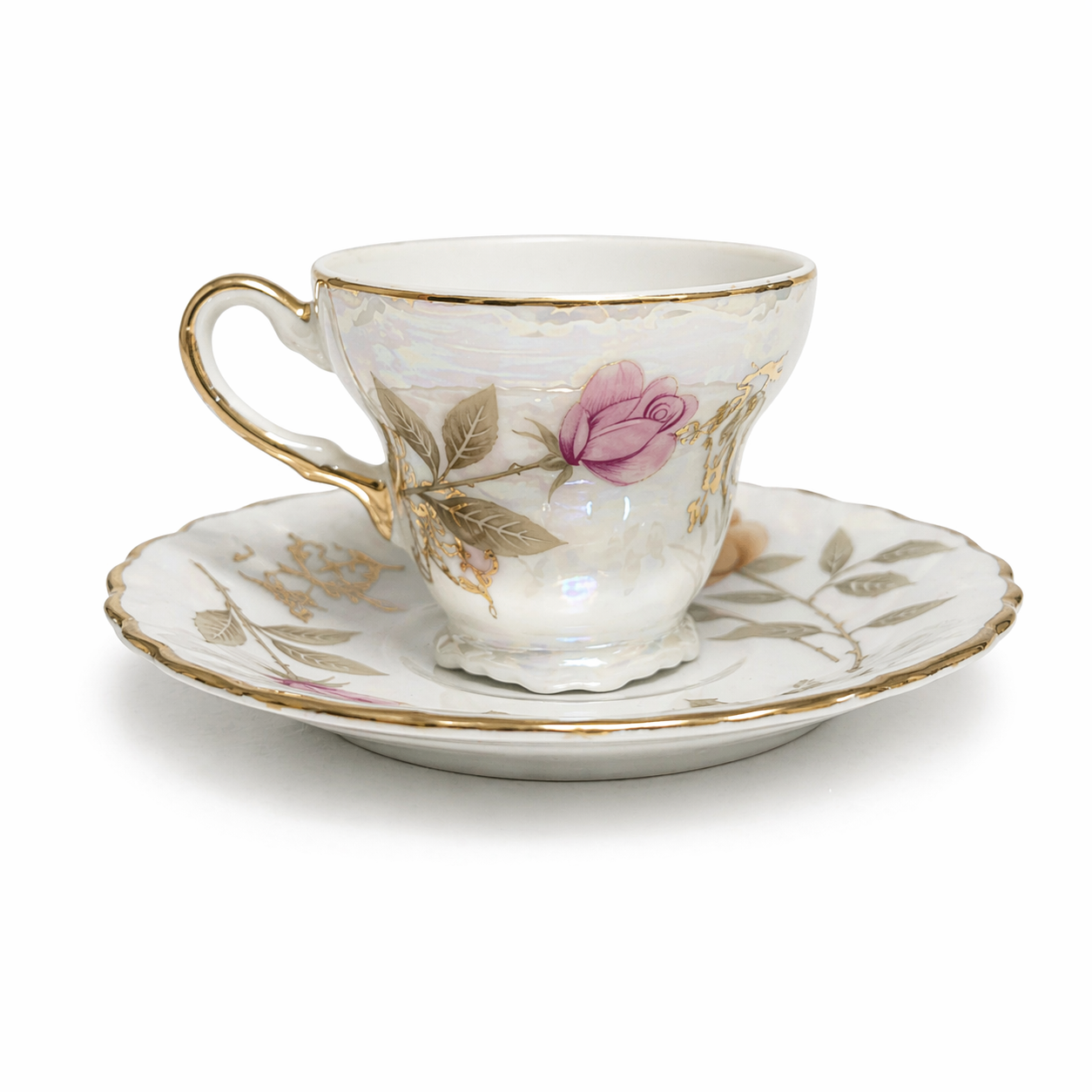 Petal | Vintage Japanese Lusterware Demitasse
