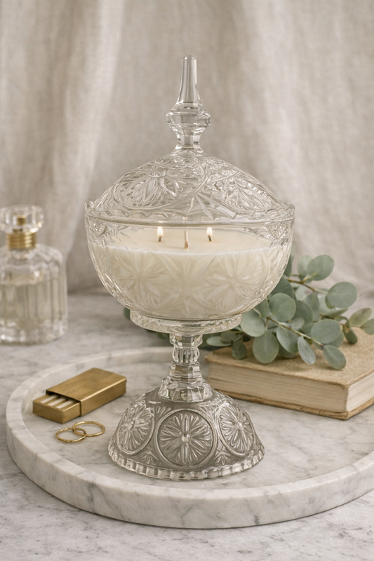 Moss | Oakmoss & Amber | Luxury Soy Candle | Hand-Poured in Delray Beach