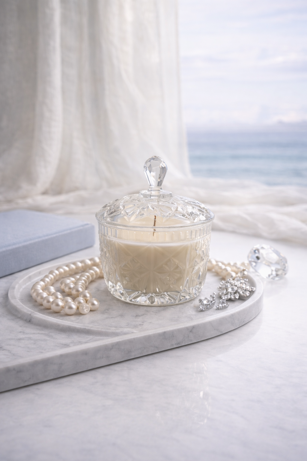 Nocturne | Coastal Aquatic Scented Soy Candle | Luxury Candle | Hand Poured in Delray Beach, Florida