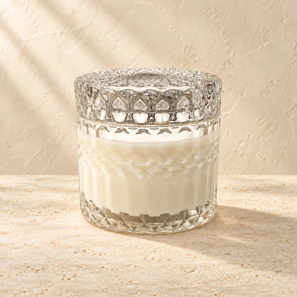 Capri Lidded Glass Soy Candle